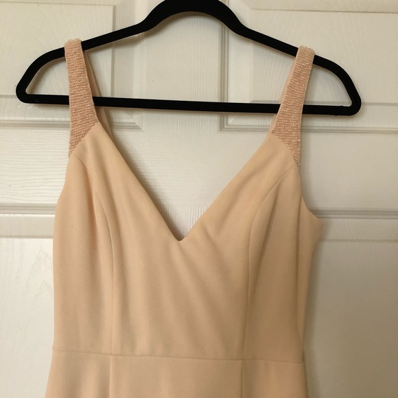 Celena Nude Beaded Maxi Dress - Picture 7 of 14